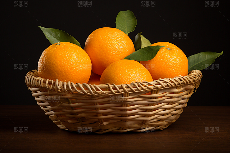 脐橙橙子富含维C美味摄影图