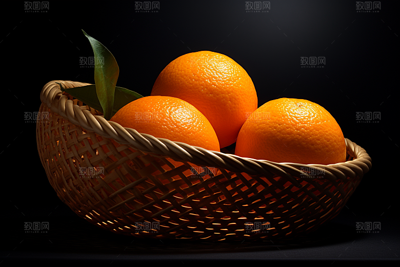 脐橙橙子高清水果摄影图