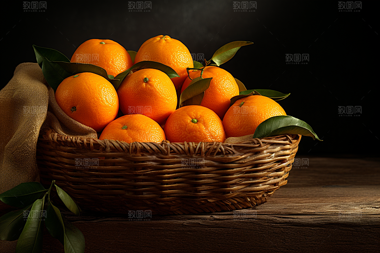 脐橙橙子水果富含维C摄影图