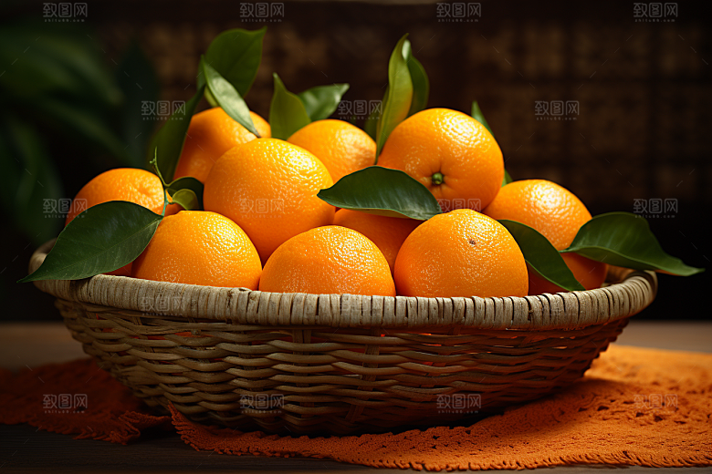 脐橙橙子高清秋季美食摄影图