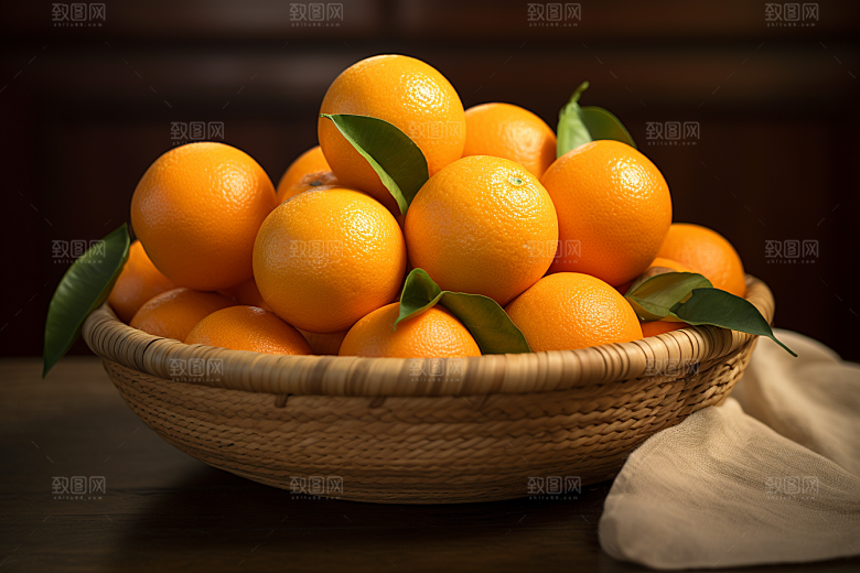 脐橙橙子美味果品摄影图