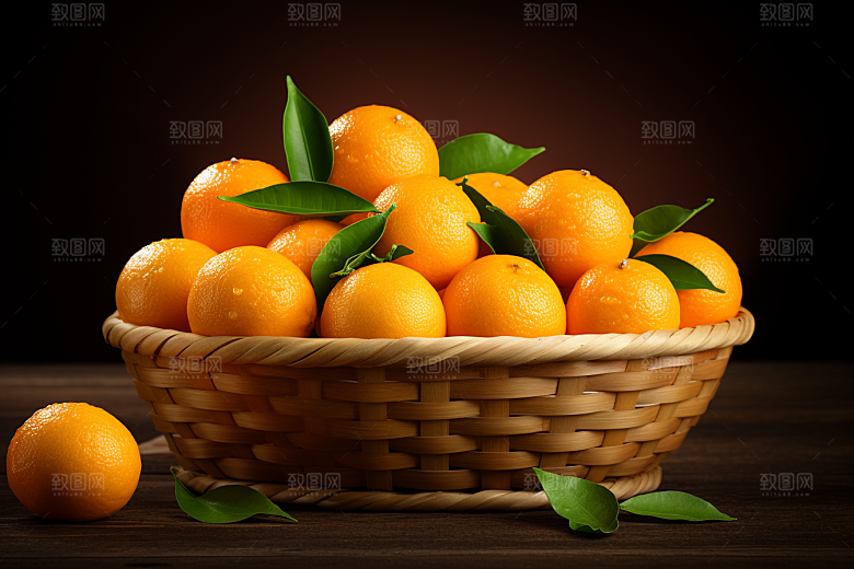 脐橙橙子富含维C水果摄影图