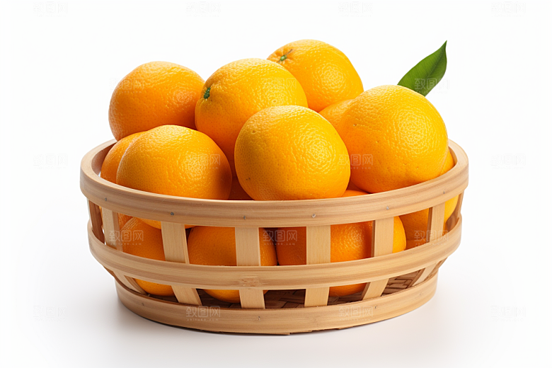 脐橙橙子果品秋季美食摄影图