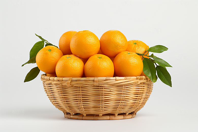 脐橙橙子果品美味摄影图
