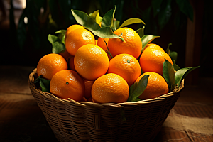 脐橙橙子高清水果摄影图