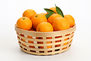 脐橙橙子美味富含维C摄影图