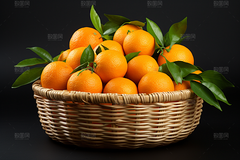 脐橙橙子水果果品摄影图