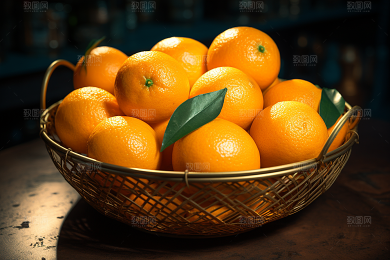 脐橙橙子高清水果摄影图