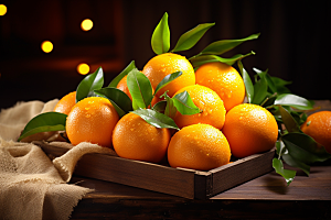 脐橙橙子富含维C美味摄影图