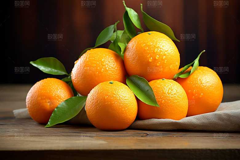 脐橙橙子美味水果摄影图