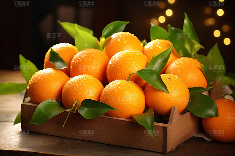 脐橙橙子果品高清摄影图