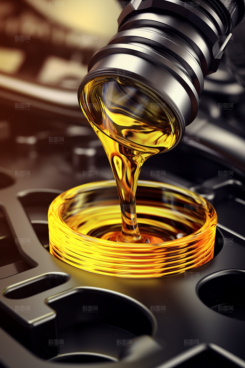 汽车润滑油模型3D效果图