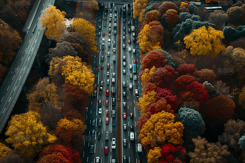 汽车行驶大气广告摄影图