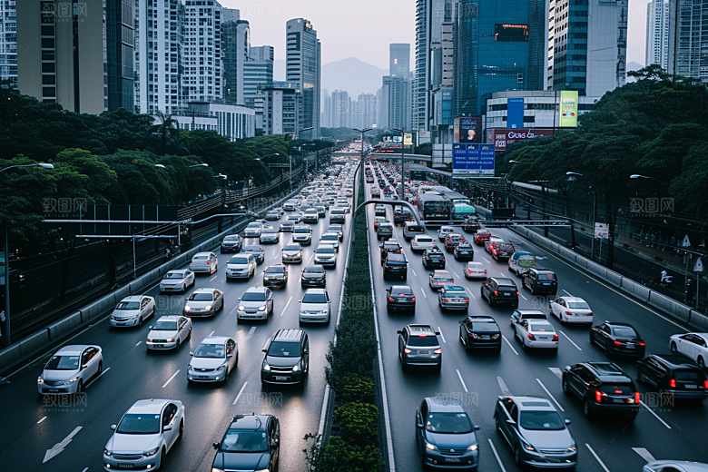 汽车行驶自驾广告摄影图