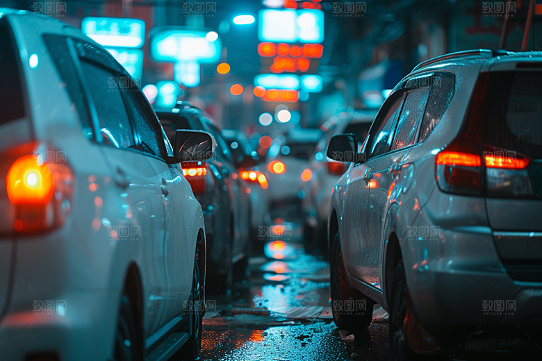 汽车行驶风景室外摄影图
