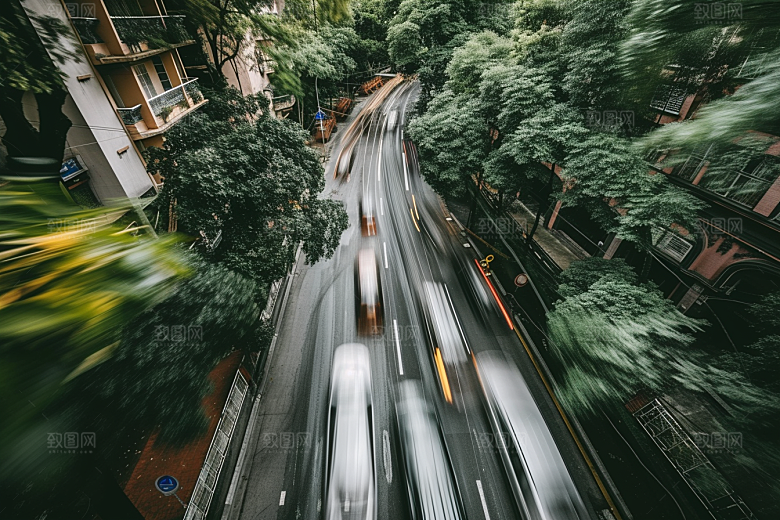 汽车行驶户外大气摄影图
