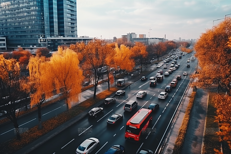 汽车行驶驾乘室外摄影图