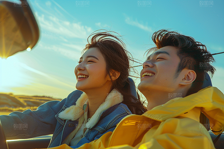 自驾游旅行公路游摄影图