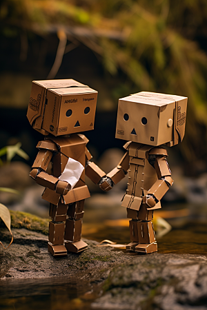 情侣玩偶爱情3D模型