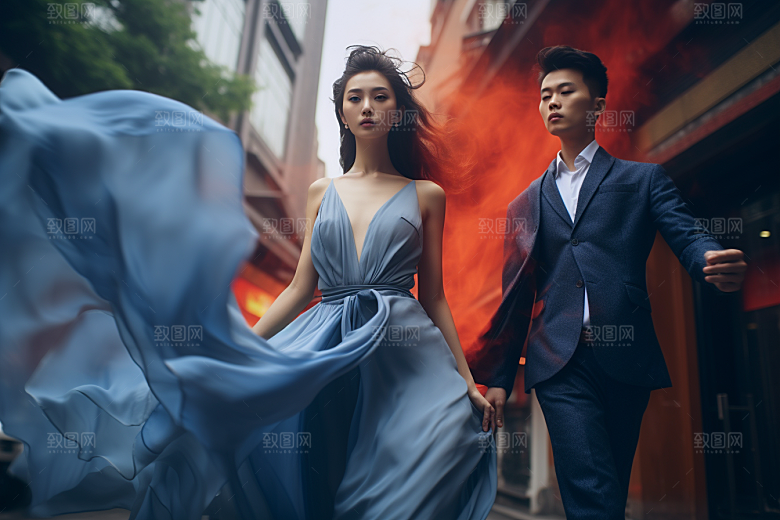 情侣肖像人物高清广告摄影图