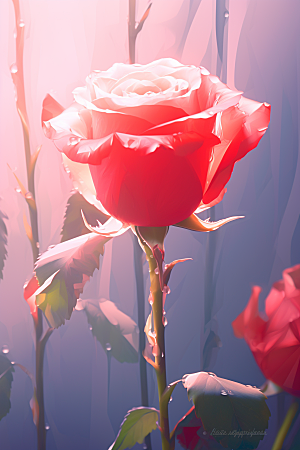 情人节玫瑰高清红色素材