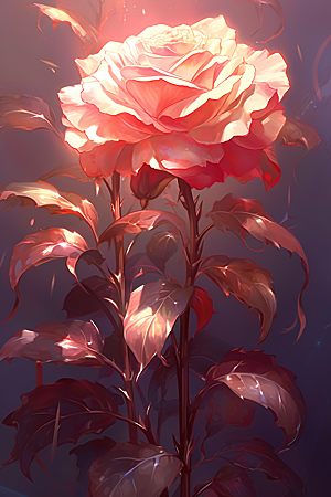 情人节玫瑰唯美告白素材