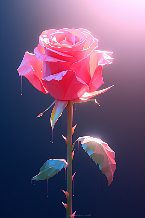 情人节玫瑰唯美高清素材