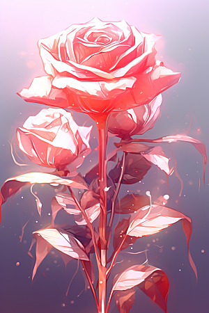 情人节玫瑰告白高清素材