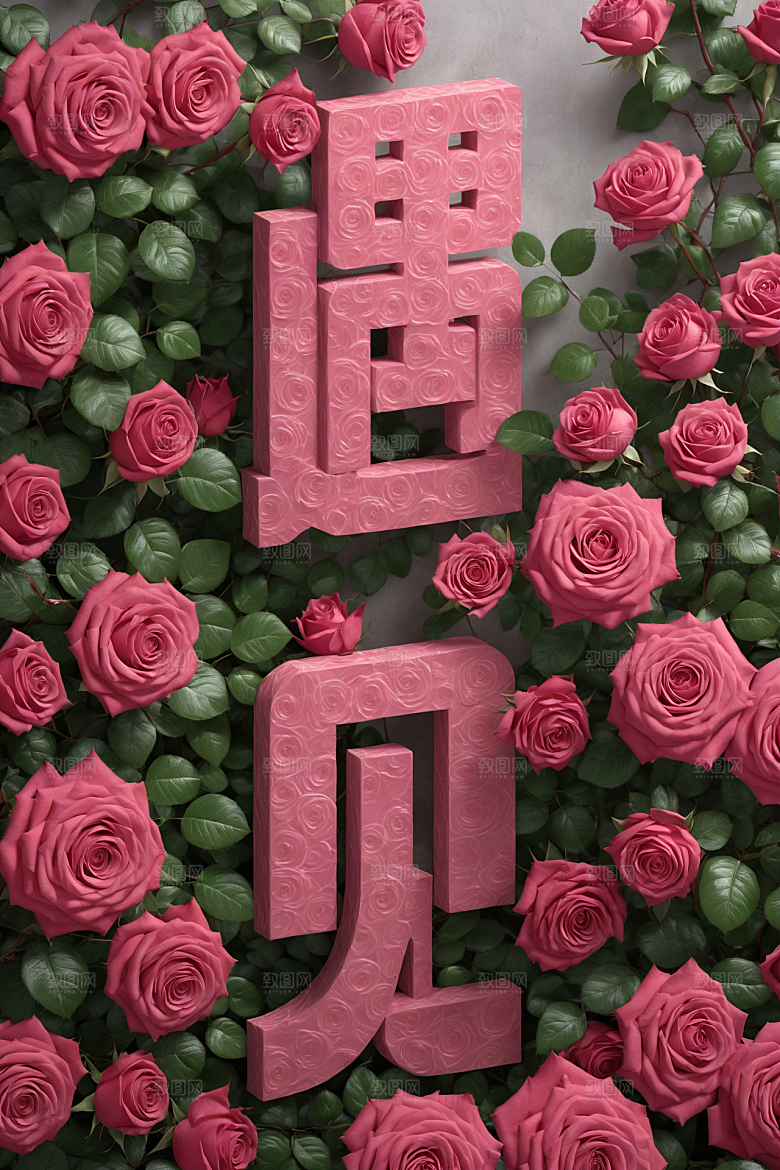 情人节词汇高清唯美艺术字