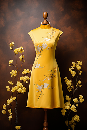 旗袍新中式民国风摄影图