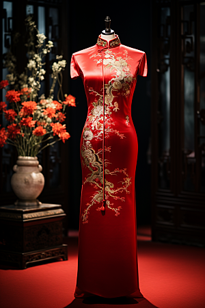 旗袍高清中国风摄影图