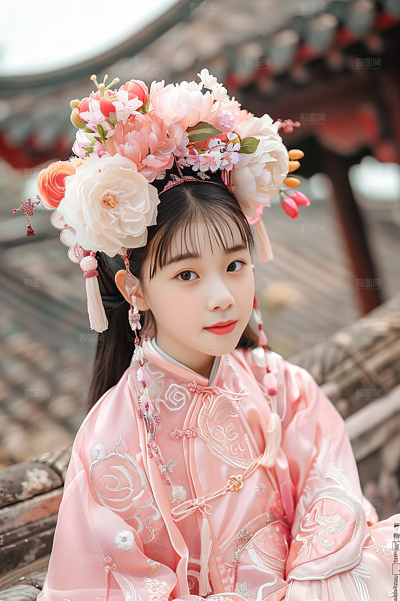 泉州簪花高清精美摄影图