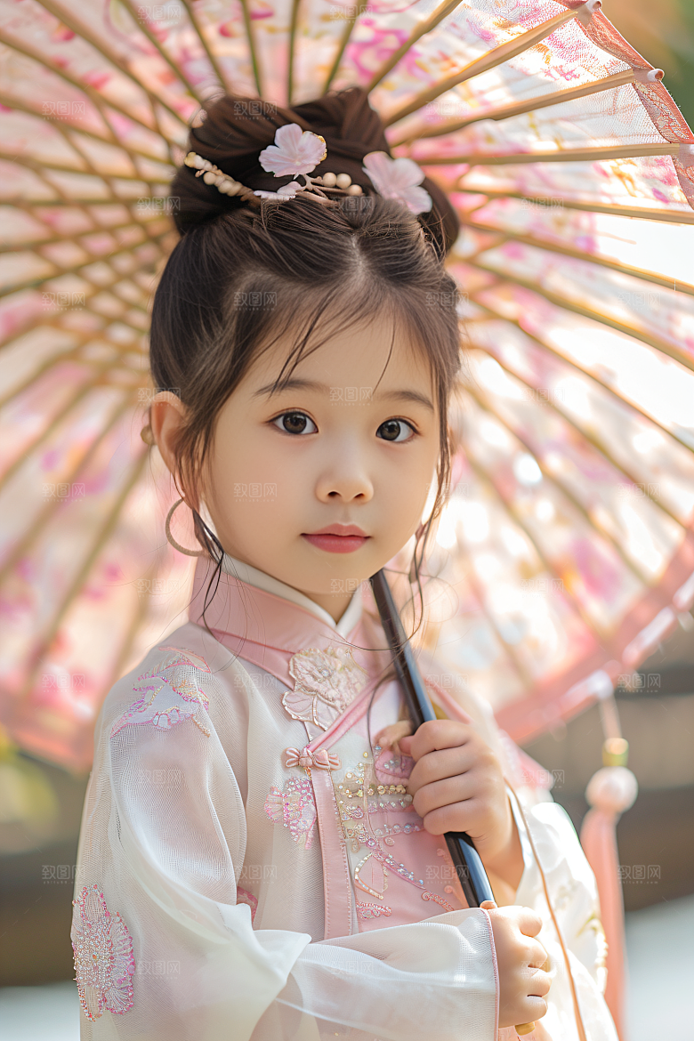泉州簪花唯美精美摄影图