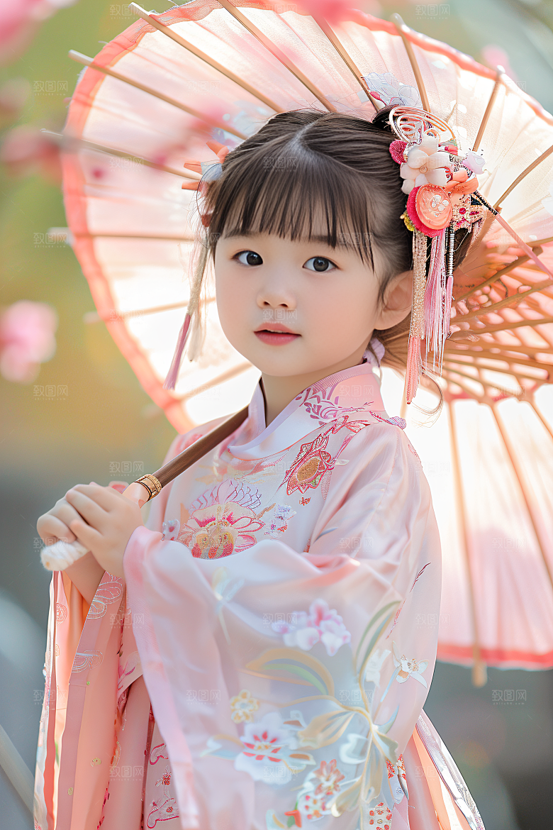 泉州簪花高清唯美摄影图