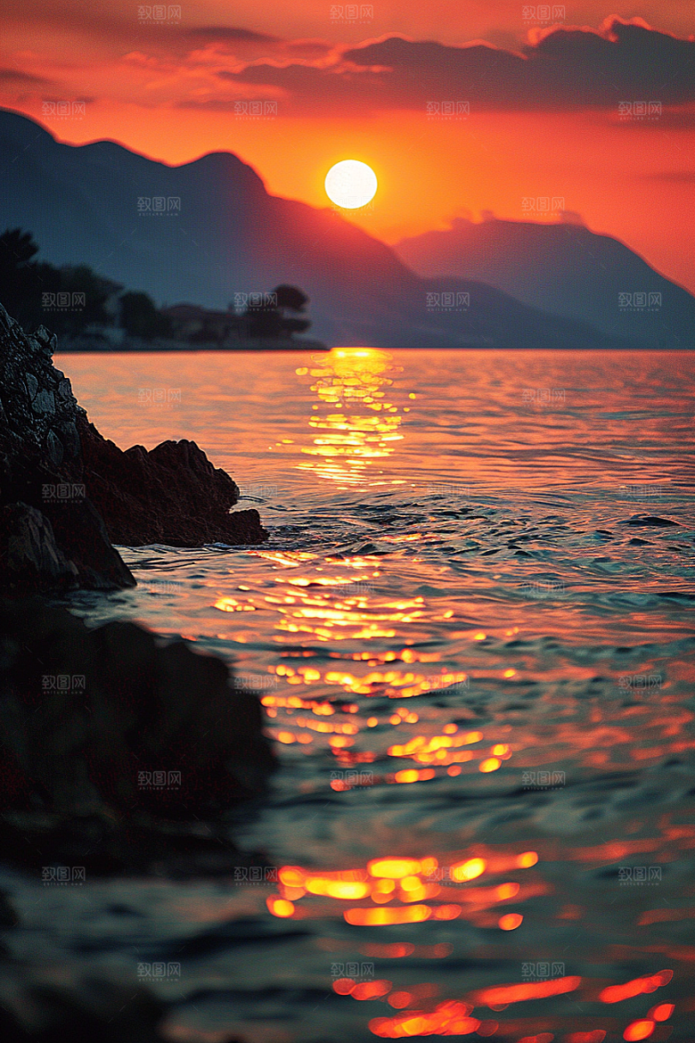 日出风景旅游摄影图