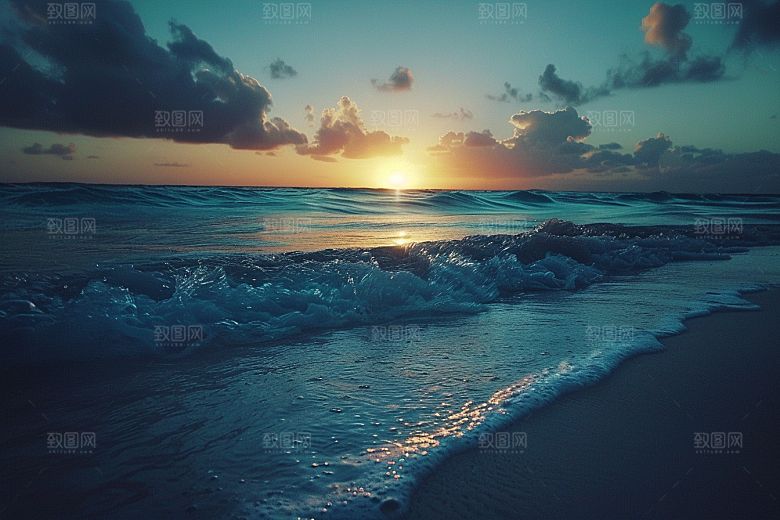 日出太阳风光摄影图