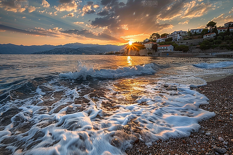 日出高清风景摄影图