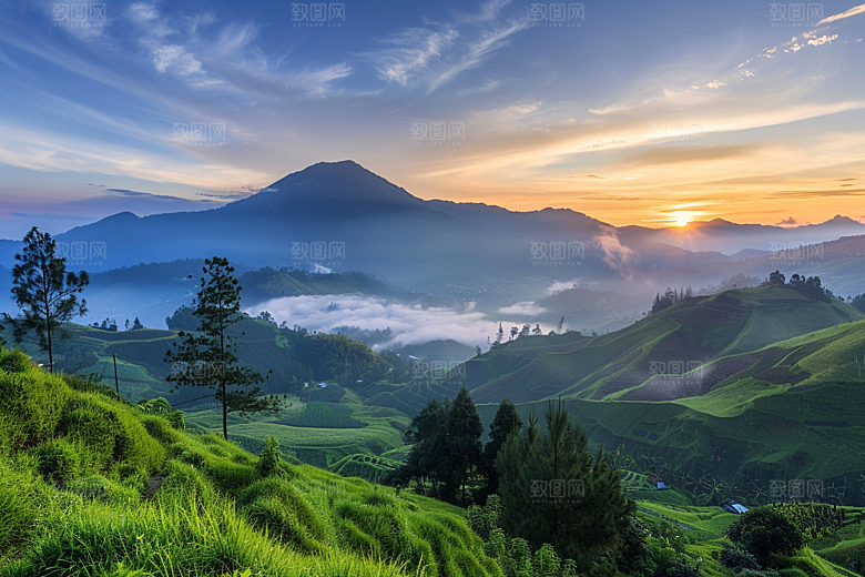 日出风景旅行摄影图