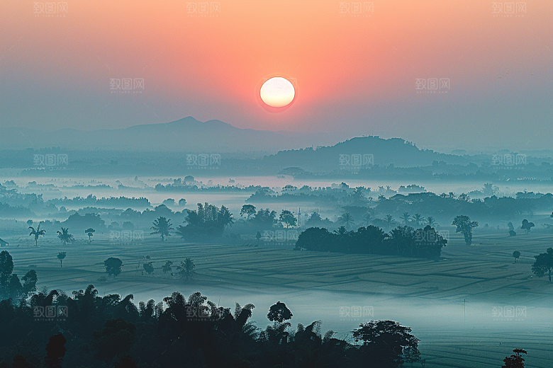 日出旅行自然摄影图