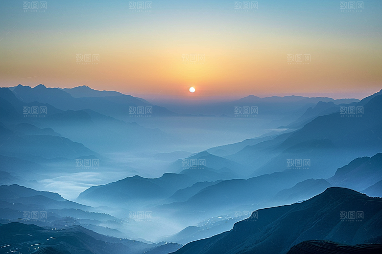 日出美景高清摄影图