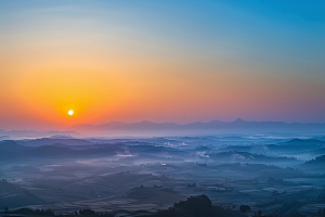 日出旅行自然摄影图