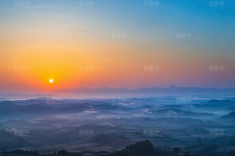 日出旅行自然摄影图