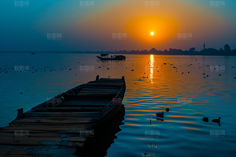 日出风光美景摄影图
