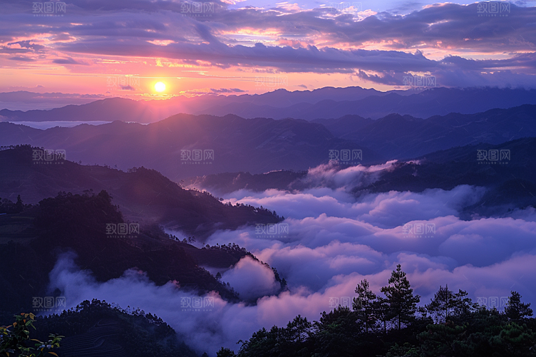 日出旅行太阳摄影图