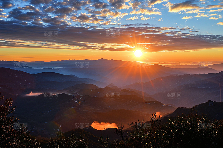 日出风景旅游摄影图