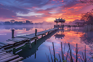 日出自然旅行摄影图