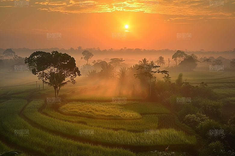 日出风景旅游摄影图