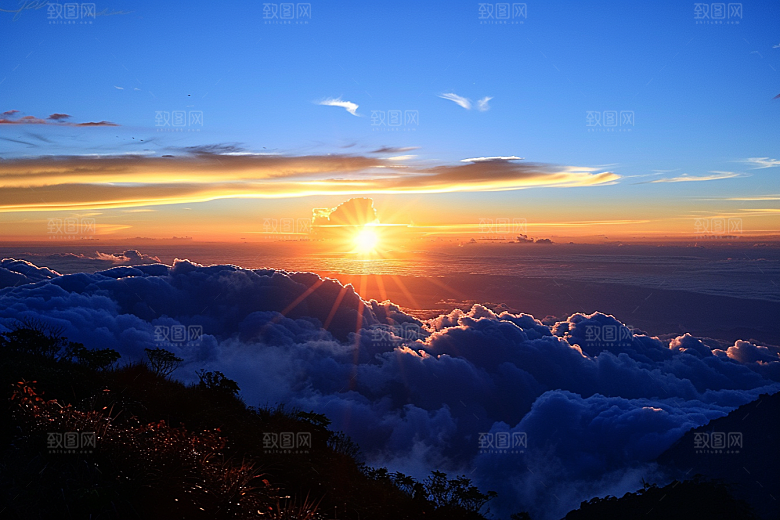 日出美景高清摄影图