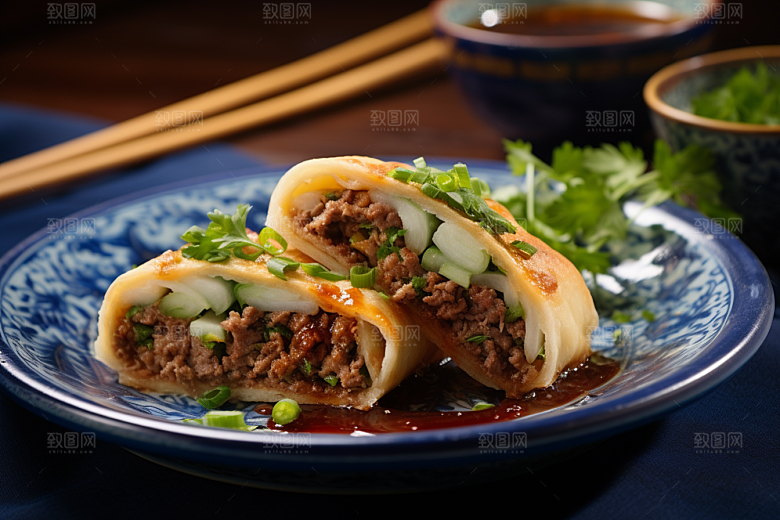 陕西肉夹馍高清西北摄影图