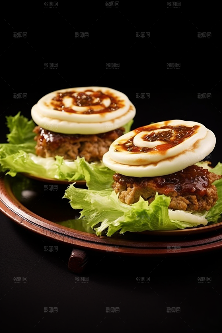 陕西肉夹馍高清西北摄影图